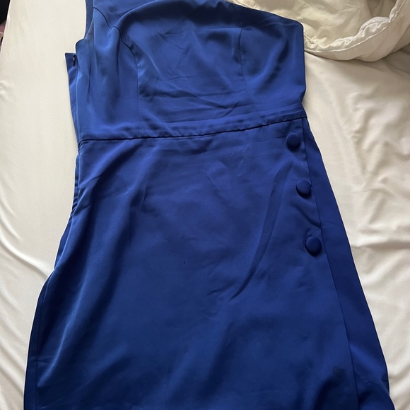 NBD Tere Mini Dress in Bright Cobalt - Picture 5 of 5